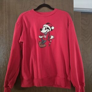 Disney Parks Christmas Mickey sweatshirt.